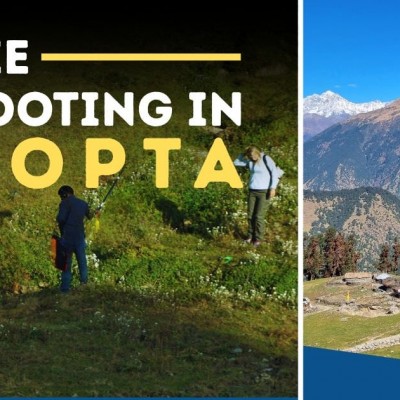 Movie Shooting in Chopta