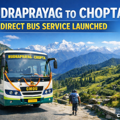Direct Bus Service Launched from Rudraprayag to Chopta