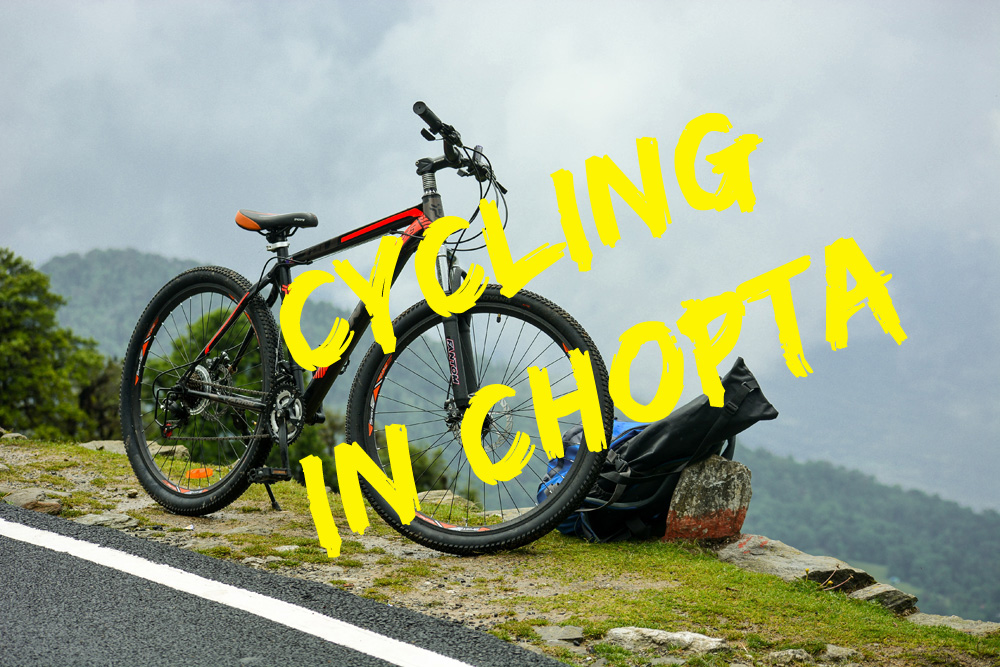 Cycling in Chopta