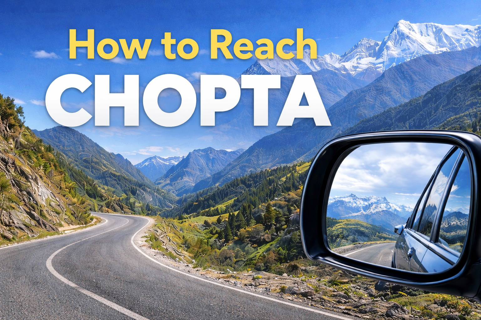 How to Reach Chopta